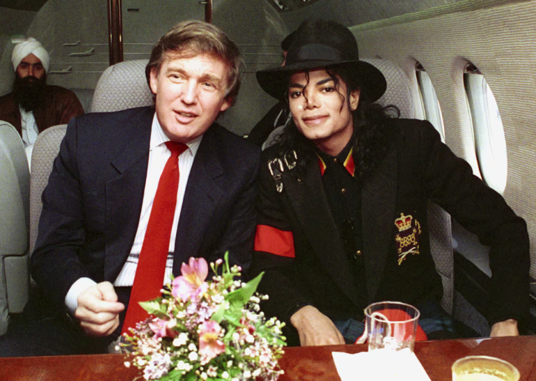 Donald Trump and Michael Jackson