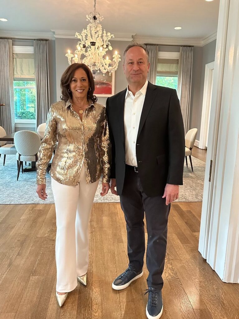 Kamala Harris and Douglas Emhoff