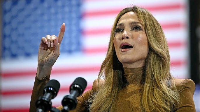 Jennifer Lopez endorses Kamala Harris at Vegas